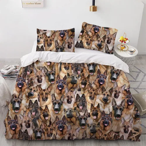 Vista 10 de Airedale Terrier - Juego de funda de edredón para amantes de los perros, juego de edredón para perros Bingley Terrier, juego de ropa de cama Perro