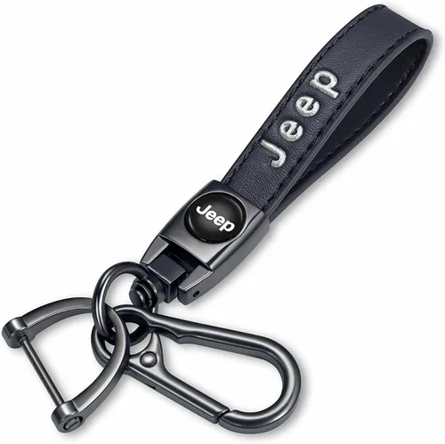 Vista 8 de Llavero de cuero genuino para automóvil compatible con Ford Mustang, accesorios para llavero familiar, regalo familiar para hombre y mujer