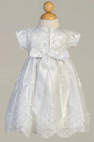 Vista 3 de Bautizo Vestidos para Bebé Niña, Vestidos de Bautizo para Bebé Niña Vestido