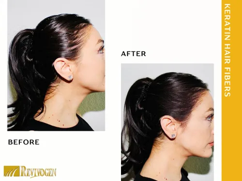Vista 6 de RevivogenMD - Fibras de queratina para el cabello, color negro, sin perfume, 0.9 onzas