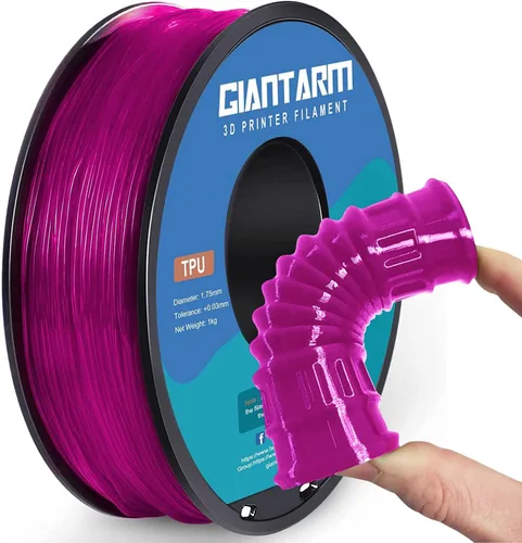 Vista 36 de GIANTARM Filamento PETG, precisión dimensional de 1.75 mm +/-0.02mm, carrete de 1 kg (2.2 libras), embalaje al vacío, para impresoras 3D, verde