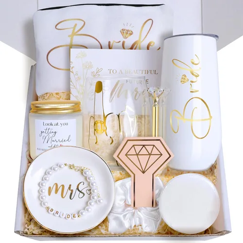 Vista 8 de Caja de regalo para futura novia, regalos de despedida de soltera, el mejor regalo de despedida de soltera para novia, despedida de soltera recién