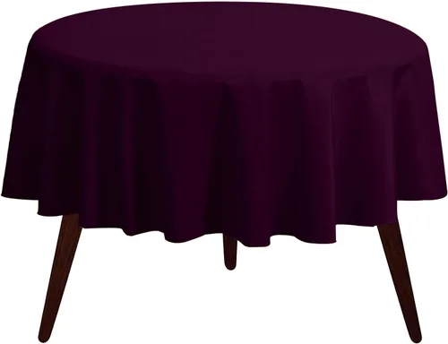 Vista 175 de Pomp - Mantel premium de poliéster con estampado abstracto de 52 x 52 pulgadas cuadradas Tela de fácil cuidado, resistente a arrugas y manchas