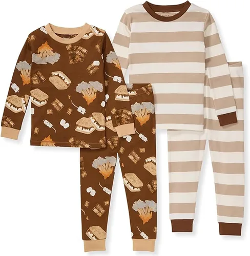 Vista 14 de Burt's Bees Baby Conjunto de Pijama de 2 Piezas para Niños con Camiseta de Manga Larga y Pantalones de Algodón Orgánico Guitarra acústica.
