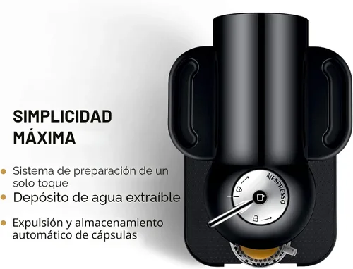 Vista 2 de Nespresso Vertuo Cafetera y Máquina de Espresso por Breville, Negro Experience the Revolution of Coffee, Centrifusion Technology, Capsule