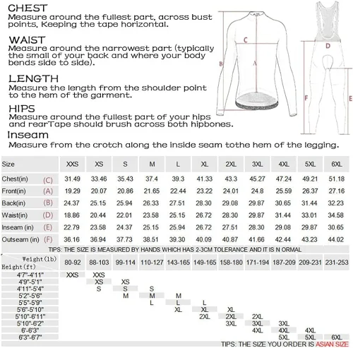 Vista 4 de Ropa de ciclismo de invierno para hombre, con forro polar, cálida, de manga larga, con peto y cojín 4D