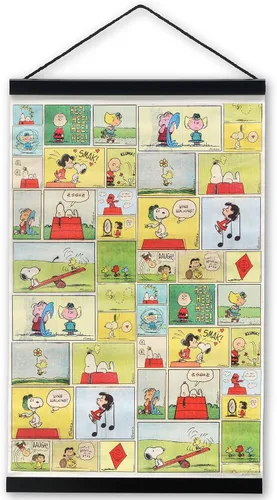 Vista 14 de Peanuts Snoopy Be Happy - Decoración redonda de madera para colgar en pared, divertido letrero de Snoopy para decoración del hogar, gran idea