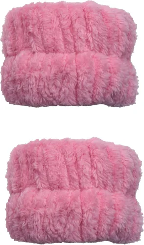 Vista 9 de Sowaka 2 piezas de muñequeras de spa de microfibra, suave torre para mujeres, niñas, lavado de cara, maquillaje absorbente para evitar que