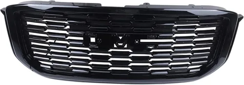 Vista 3 de GM120070 Parrilla de parachoques delantero apta para GMC Yukon/Yukon XL 2015-2020 estilo Denali negro brillante
