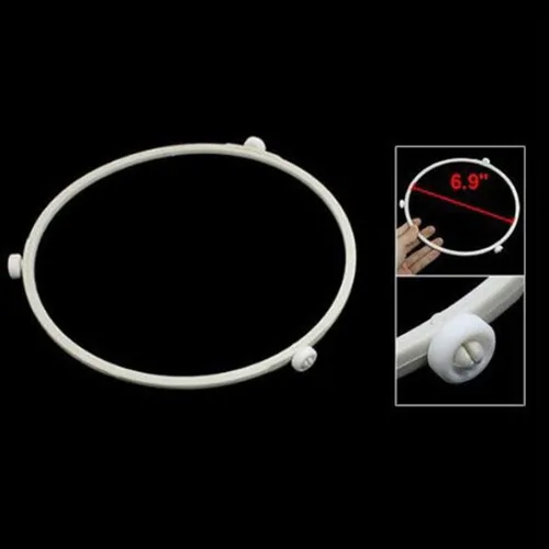 Vista 2 de Microwave Oven Plate Tray Rotating Ring Support – Roller Replacement Ring Assembly for Microwave 6.9" Inner Diameter (1pc)