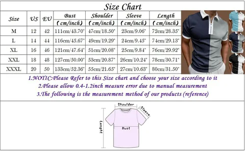 Vista 5 de WYUTX Polo Shirt for Men Short Sleeve Color Striped Moisture Wicking Tennis Shirts Lightweight Slim Fit Athletic Sports Shirt