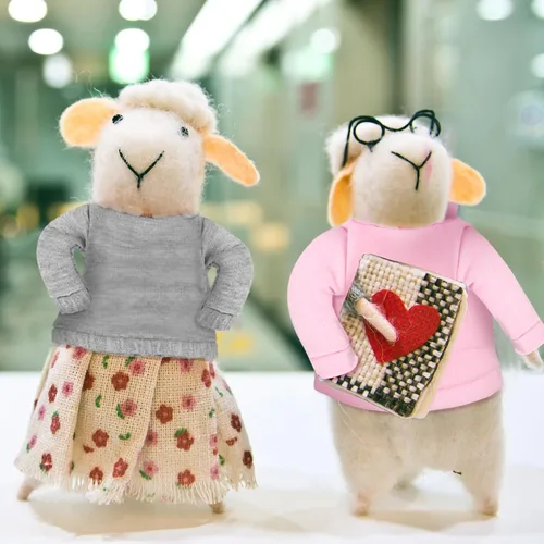 Vista 2 de Bencailor 4 piezas de ropa de muñeca, suéter de invierno, sudadera con capucha, accesorios de ropa con capucha
