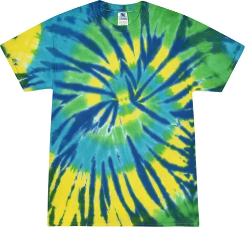 Vista 25 de Colortone Camisetas Tie Dye para Hombre y Mujer - Camisetas de manga corta unisex Tie-Dye para adultos Acadia