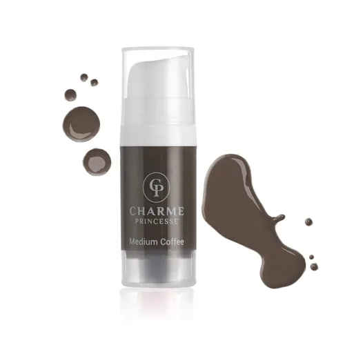 Vista 12 de Charme Princesse Pigmento Tinta Permanente Micropigmento Cosmético Pigmento Delineador de Ojos de Cejas Labios Cosmético Ventilador de Café Pigmento