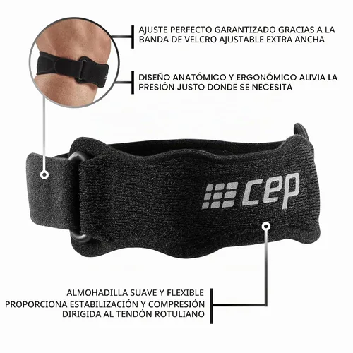 Vista 7 de CEP Correa de rótula de soporte medio, negro, unisex, S
