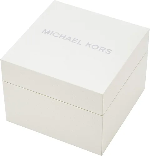 Vista 6 de Michael Kors Mini reloj Pyper de dos manos de acero inoxidable para mujer MK4588 - Reloj de malla de acero inoxidable de dos manecillas