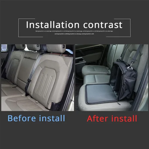 Vista 3 de Organizador de maletero de automóvil, plegable, multicompartimento, organizador de automóvil SUV para almacenamiento, accesorios para camiones