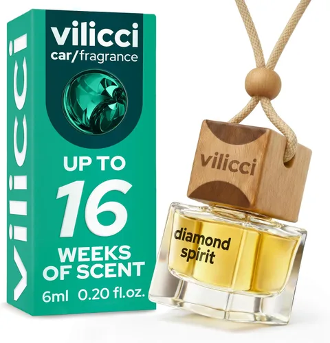 Vista 13 de Vilicci Ambientador de coche Lujoso difusor colgante Difusor de coche colgante premium Fragancia de larga duración para automóvil 1 botella