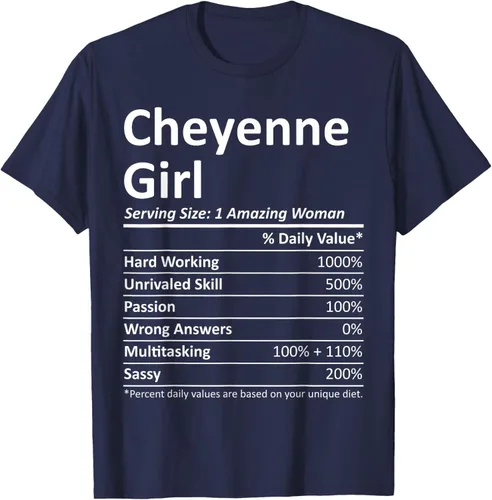 Vista 26 de CHEYENNE GIRL WY WYOMING - Camiseta divertida de regalo de City Home Roots USA, Negro, S