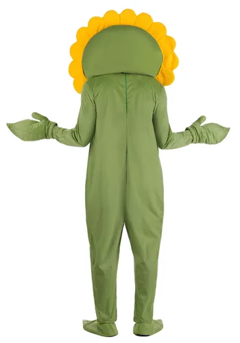 Vista 6 de Disfraz Adulto de Girasol de Plants Vs. Zombies Multicolor