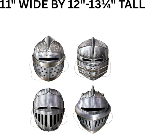 Vista 2 de Knight máscaras para fiestas (1 hilos) (4/paquete)