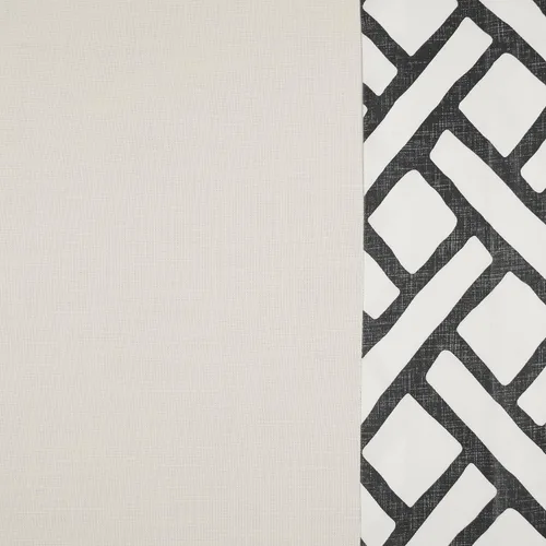 Vista 9 de HPD Half Price Drapes Cortinas de algodón sólido con bordes para dormitorio y sala de estar, 50 x 84, DTCC-SB220607-84 (1 panel) Garden Path Negro