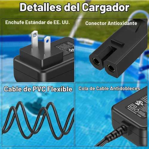 Vista 7 de Cargador de aspiradora de piscina de 5 V para aspiradora de piscina de mano