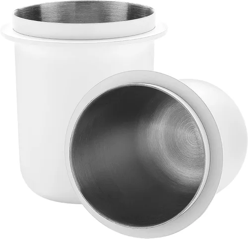 Vista 14 de Normcore Taza dosificadora portafiltro de 53.3mm - Acero inoxidable 304 - Negro mate - Revestimiento antiadherente Compatible con Breville Barista