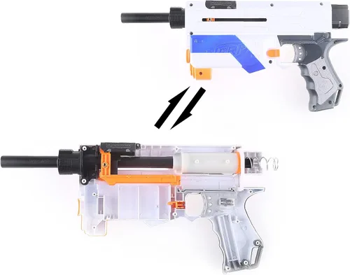 Vista 6 de WORKER Stefan - Kit de tubo de actualización de dardos cortos para Nerf N-Strike Elite Retaliator Blaster