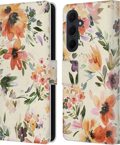 Vista 158 de Head Case Designs Officially Licensed Ninola Butterfly Nature Spring Floral Leather Wallet Case Compatible with Samsung Galaxy A07 4G