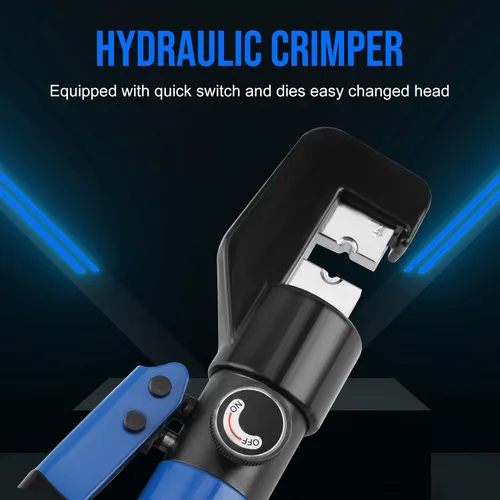Vista 7 de Lichamp - Herramienta hexagonal para cable de acero inoxidable para cuerda de 1/8" y 3/16" Hydraulic swaging crimping tool, hand operated steel