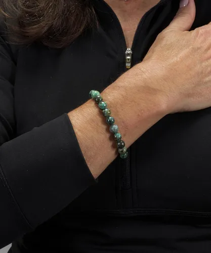 Vista 2 de Cherry Tree Collection - Small, Medium, Large Sizes - Gemstone Beaded Bracelets For Women and Men - 8mm Round Beads