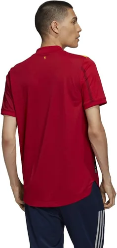 Vista 2 de adidas 2020-21 Spain Authentic Home Jersey - Red-Yellow