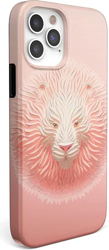 Vista 2 de Casely Funda para iPhone 11 Pro Max Hear Me Roar Blush Lion Diseño clásico ultra delgado