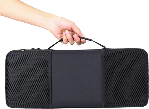 Vista 8 de co2CREA - Funda rígida de viaje para Akai MPK Mini Plus 37 teclas y controlador de teclado Caja de almacenamiento portátil, bolsa protectora