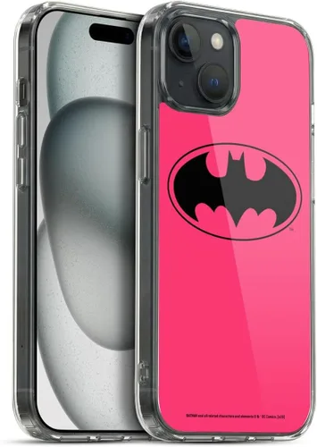 Vista 287 de Head Case Designs Funda de gel con licencia oficial de Batman DC Comics Bat Signal Logos [protección de grado militar] compatible con Apple iPhone 7