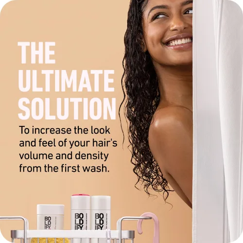 Vista 2 de Champú y acondicionador engrosador para el crecimiento del cabello con biotina de Boldify