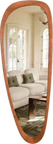 Vista 13 de WallBeyond Espejo asimétrico, espejo de pared irregular, espejos de pared decorativos para dormitorio, sala de estar, entrada, pasillo, espejo