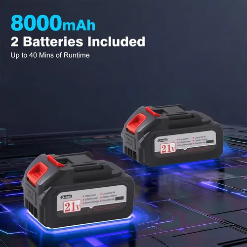 Vista 3 de Pulverizador de pintura inalámbrico de 700 W con 2 baterías de 4.0 Ah y cargador rápido, pistola eléctrica HVLP, 3 boquillas de latón, flujo