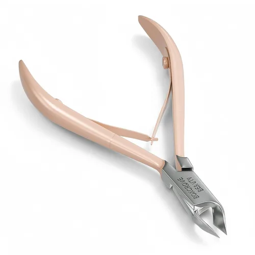 Vista 10 de Cortador de Cutículas Profesional de Acero Inoxidable Alicates de Cutículas con Cuchillas Afiladas y Doble Resorte Cortaúñas de Cutículas Negro Pack