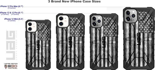 Vista 3 de EGO TACTICAL Limited Edition UAG Urban Armor Gear case Compatible with iPhone 12 Mini [5.4" Screen] A-10 Warthog
