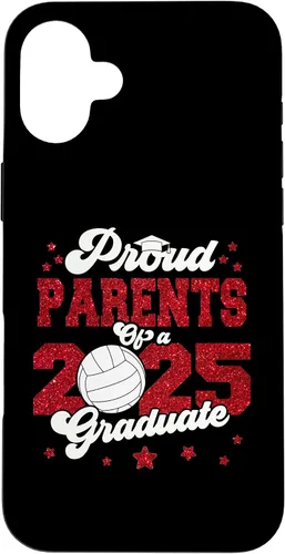 Vista 22 de iPhone 16 Parents of a 2025 Graduate Prom Graduation 25 VolleyBall Case