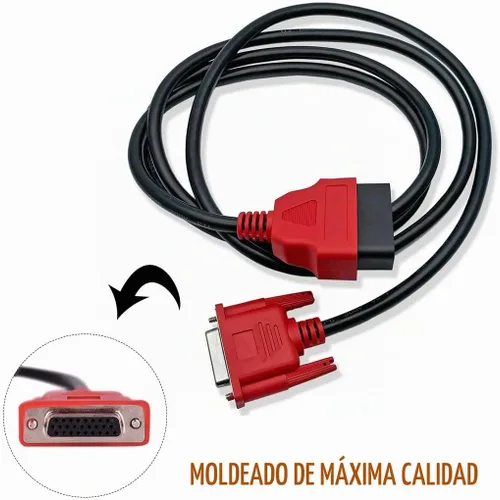 Vista 2 de Adaptador de Cable OBDII DA-4 Compatible con el Escáner Snap-on Solus Ultra EESC318 Conector Principal de Prueba OBD2 Cable de Exploración