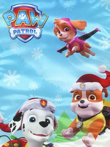 Vista 7 de Kurt Adler Paw Patrol Media de Satén Estampada, 19 Pulgadas