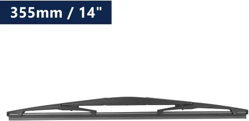 Vista 8 de X AUTOHAUX Juego de brazos de limpiaparabrisas trasero para Mazda 2 07-14 14 pulgadas 13.976 in, para Mazda 2 2007-2014