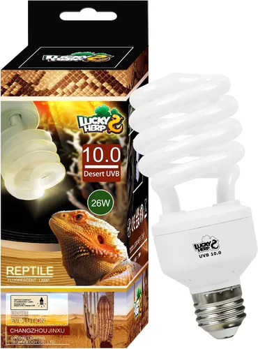 Vista 9 de LUCKY HERP Lámpara fluorescente compacta UVA UVB para reptiles 5.0, 13 W, lámpara tropical para terrario