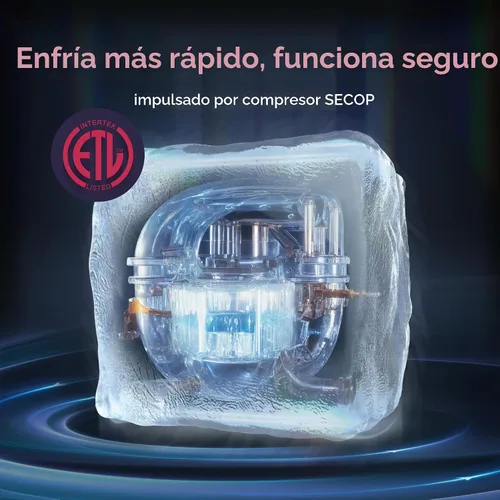 Vista 5 de ICYGLEE Máquina comercial para hacer hielo, máquina de hielo independiente Plateado