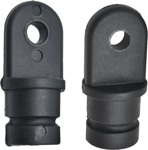Vista 8 de MARINE CITY Black Nylon Bimini Top Eye End Cap, Round Inside Eye End, Lightweight, Outer Diameter, Ideal for Marine, Boats, Yachts, Ships, and