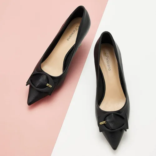 Vista 2 de C.Paravano Zapatos de tacón bajo para mujer Zapatos de tacón bajo para mujer Zapatos de tacón de diseñador para mujer Tacones de gatito