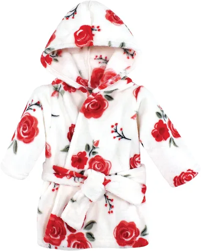 Vista 8 de Hudson Baby - Bata de baño unisex de peluche con cara de animal para bebé Azteca